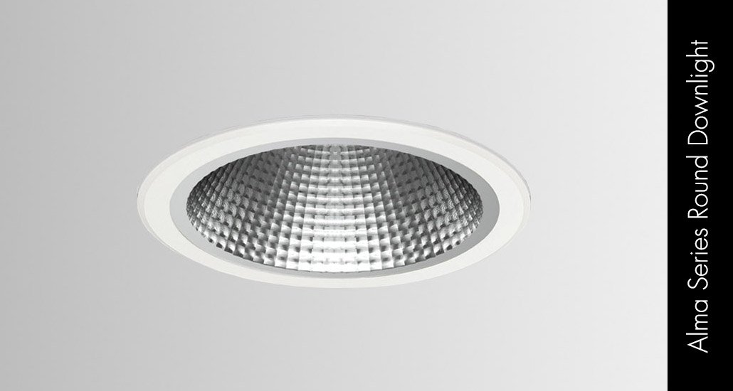 Alma series round downlight by norse lighting