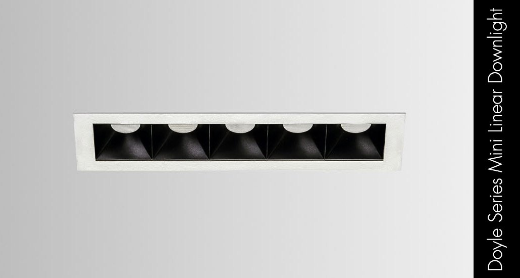 Doyle Series Mini Linear Downlight by Norse Lighting